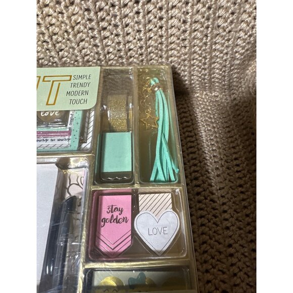 STMT Simple Trendy Modern Touch DIY Journaling Kit Stickers Journal Tape & More - Picture 3 of 7